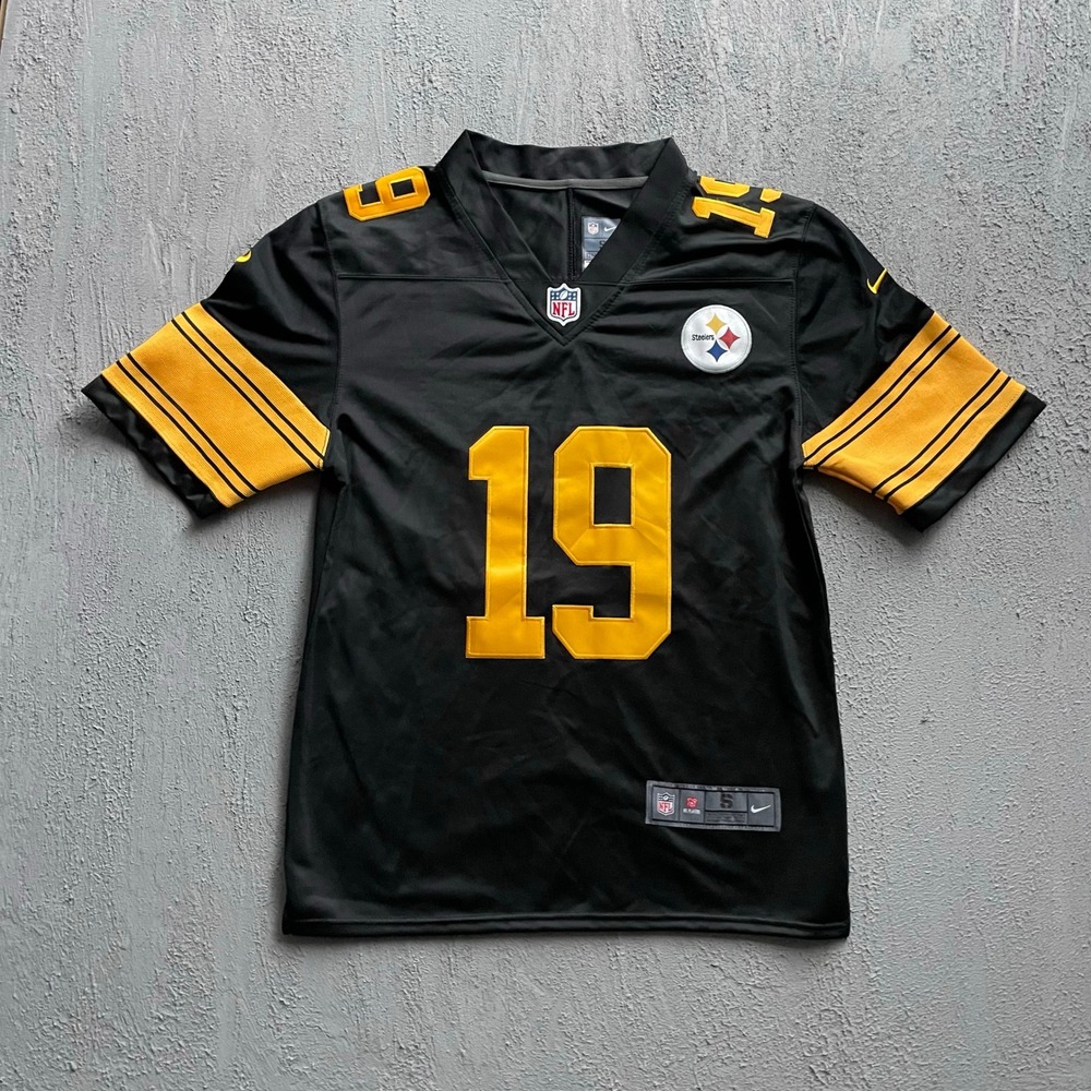 JuJu Smith-Schuster NFL Football Jersey Men Small Black Nike Pittsburgh Steelers